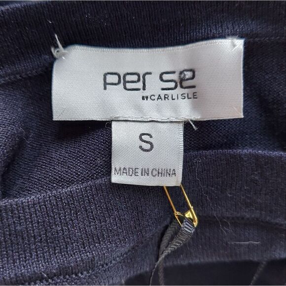 NWT Carlisle Asymmetrical Knit Mini Dress Size S - Picture 15 of 15